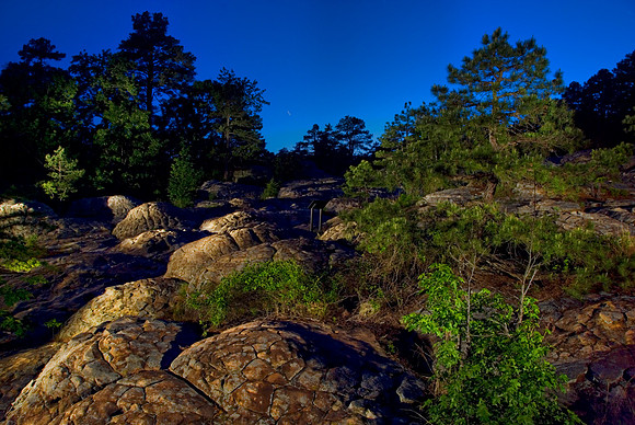 Turtle Rocks by Night
