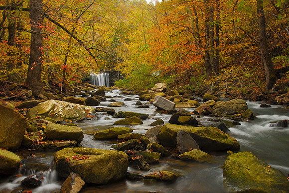 Twin Falls in Fall